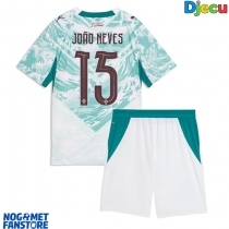 Portugal Joao Neves #15 Gostujuci Dres za djecu SP 2026 Kratak Rukav (+ Kratke hlače)